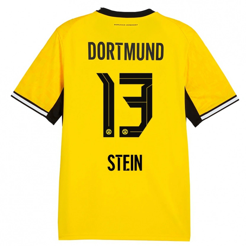 Danxen Niño Camiseta Daniel Stein #13 Amarillo Negro Blanco 1ª Equipación 2026/27 La Camisa