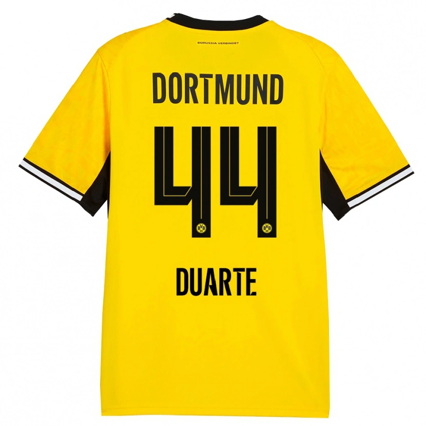Danxen Niño Camiseta Enzo Dos Santos #44 Amarillo Negro Blanco 1ª Equipación 2026/27 La Camisa
