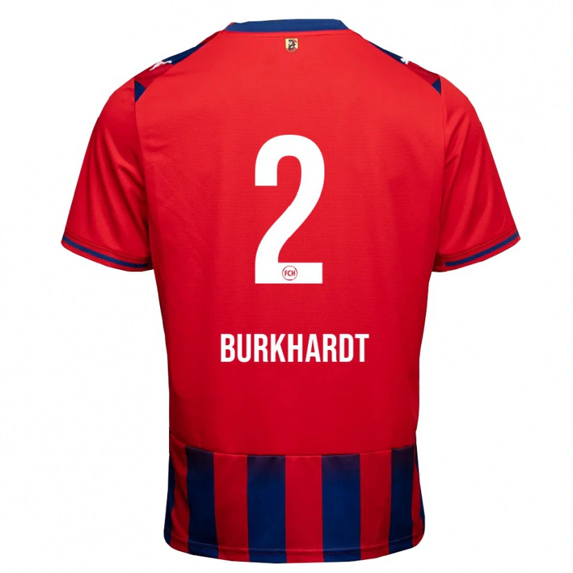 Danxen Niño Camiseta Hannes Burkhardt #2 Azul Real Blanco Rojo 1ª Equipación 2026/27 La Camisa