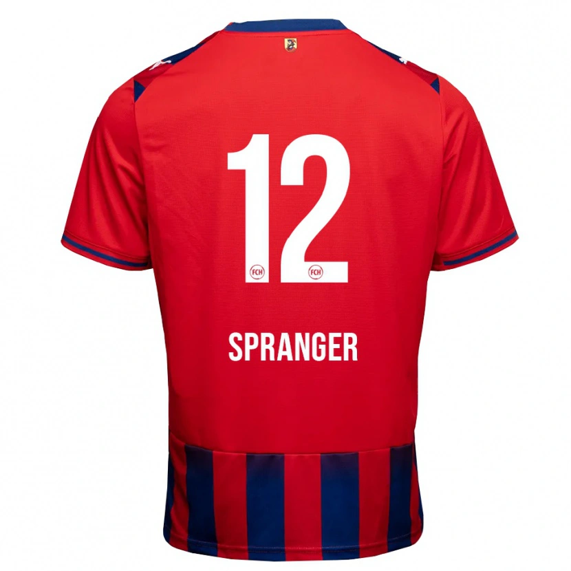 Danxen Niño Camiseta Luke Spranger #12 Azul Real Blanco Rojo 1ª Equipación 2026/27 La Camisa