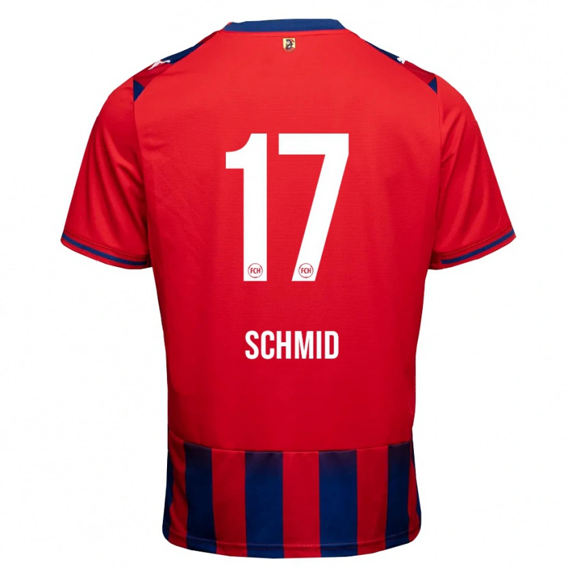 Danxen Niño Camiseta Florent Schmid #17 Azul Real Blanco Rojo 1ª Equipación 2026/27 La Camisa