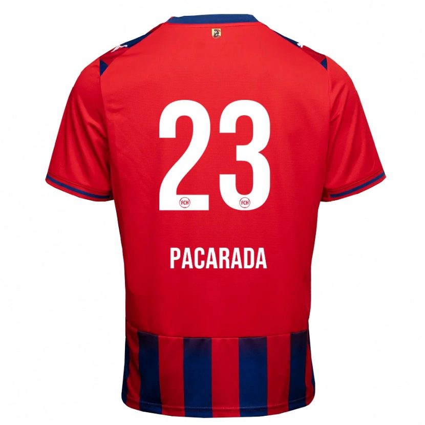 Danxen Niño Camiseta Leart Paçarada #23 Azul Real Blanco Rojo 1ª Equipación 2026/27 La Camisa