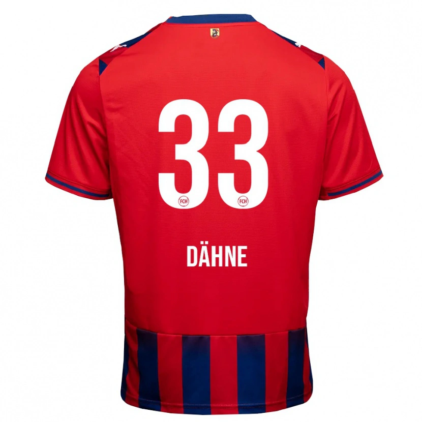 Danxen Niño Camiseta Thomas Dähne #33 Azul Real Blanco Rojo 1ª Equipación 2026/27 La Camisa