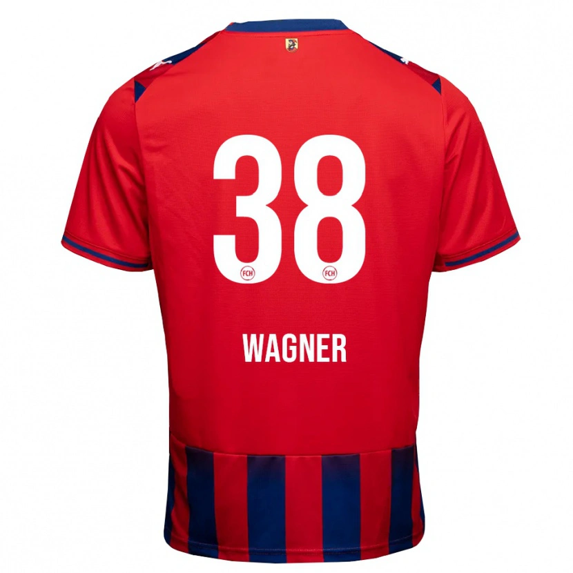 Danxen Niño Camiseta Yannik Wagner #38 Azul Real Blanco Rojo 1ª Equipación 2026/27 La Camisa