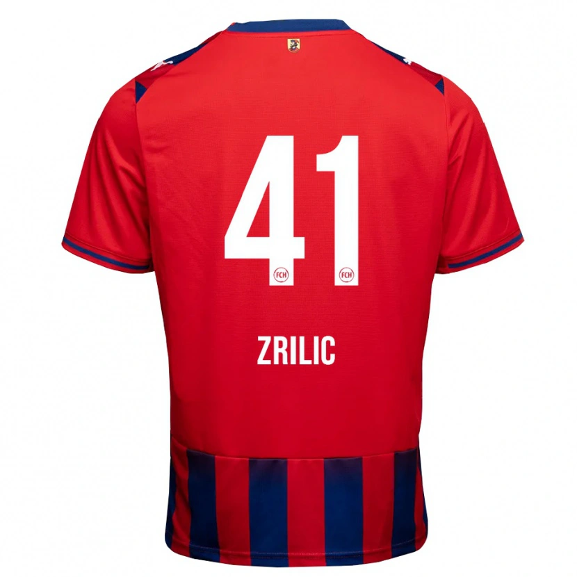 Danxen Niño Camiseta Marko Zrilić #41 Azul Real Blanco Rojo 1ª Equipación 2026/27 La Camisa
