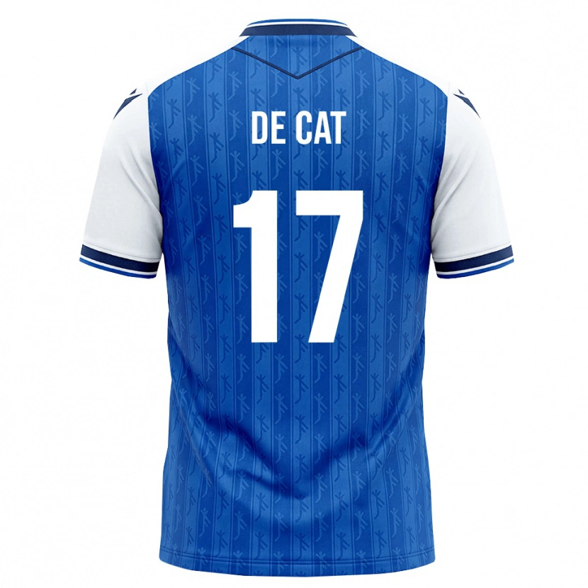 Danxen Niño Camiseta Nathan De Cat #17 Azul Real Blanco 1ª Equipación 2026/27 La Camisa