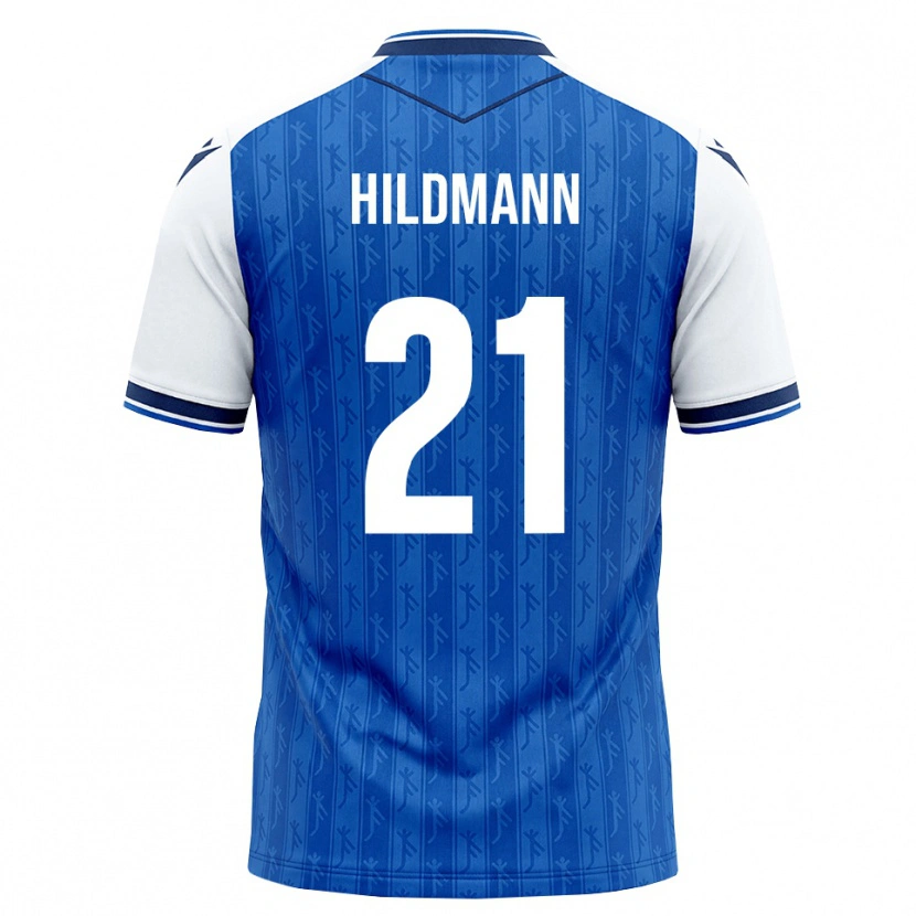 Danxen Niño Camiseta Timo Hildmann #21 Azul Real Blanco 1ª Equipación 2026/27 La Camisa