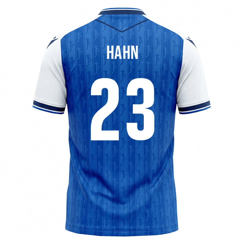 Danxen Niño Camiseta Chiara Hahn #23 Azul Real Blanco 1ª Equipación 2026/27 La Camisa