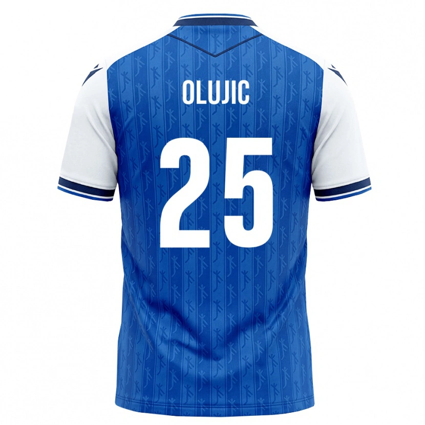Danxen Niño Camiseta Romeo Olujic #25 Azul Real Blanco 1ª Equipación 2026/27 La Camisa