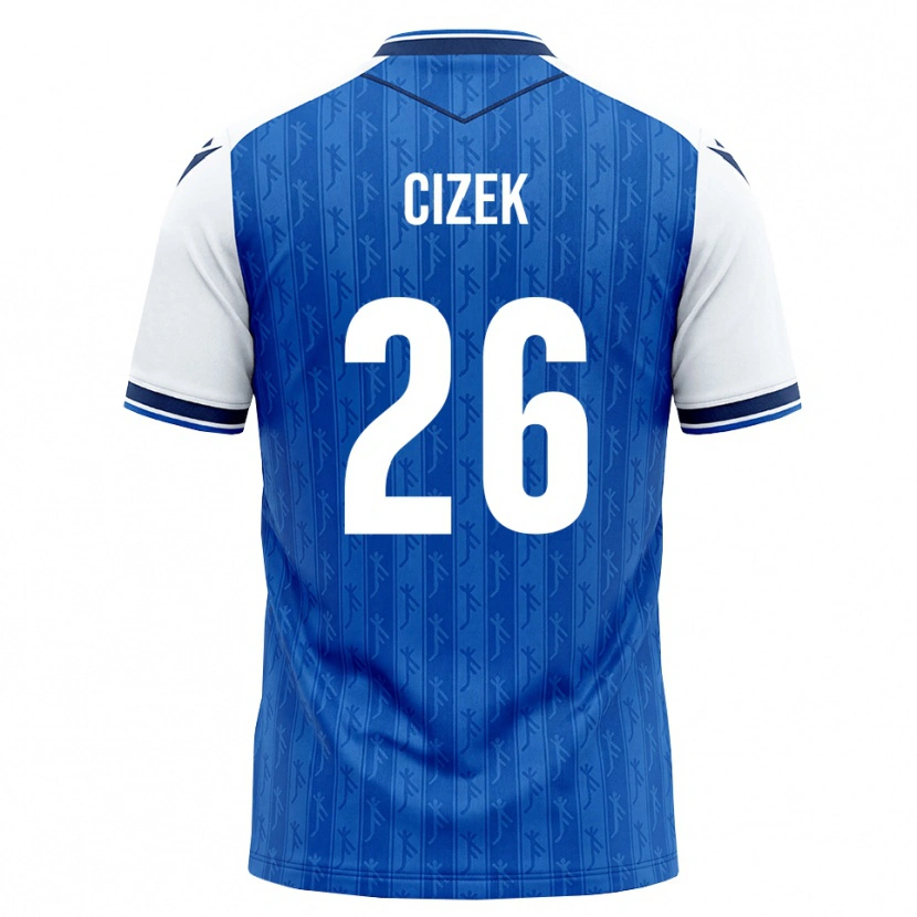 Danxen Niño Camiseta Krystof Cizek #26 Azul Real Blanco 1ª Equipación 2026/27 La Camisa