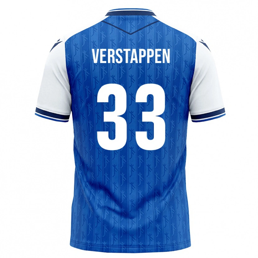 Danxen Niño Camiseta Eric Verstappen #33 Azul Real Blanco 1ª Equipación 2026/27 La Camisa