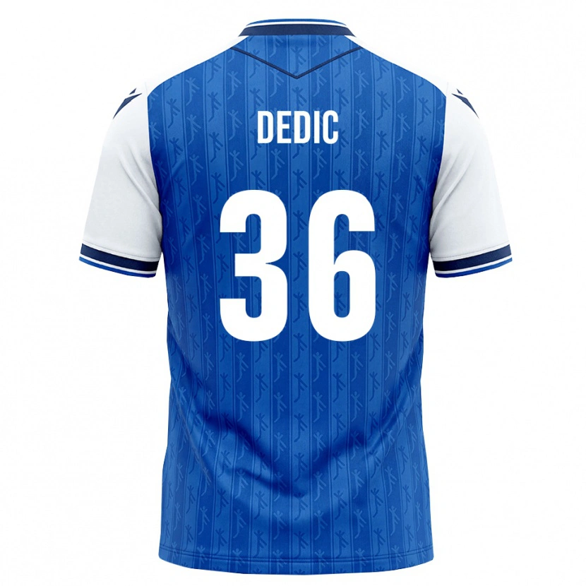 Danxen Niño Camiseta Jakov Dedic #36 Azul Real Blanco 1ª Equipación 2026/27 La Camisa