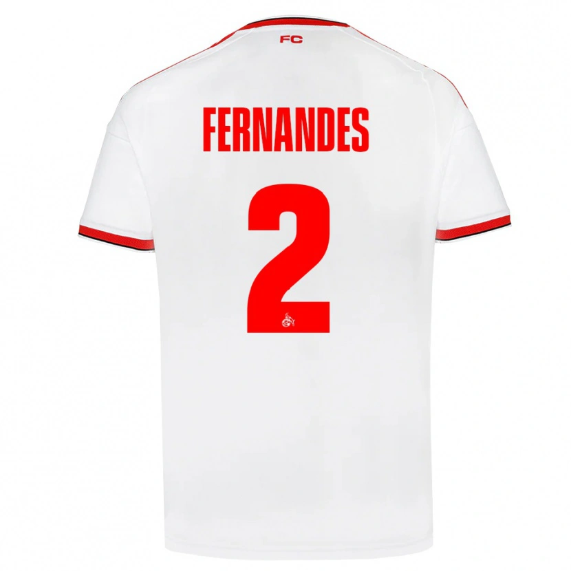 Danxen Niño Camiseta Tyron Fernandes #2 Blanco Rojo Negro 1ª Equipación 2026/27 La Camisa