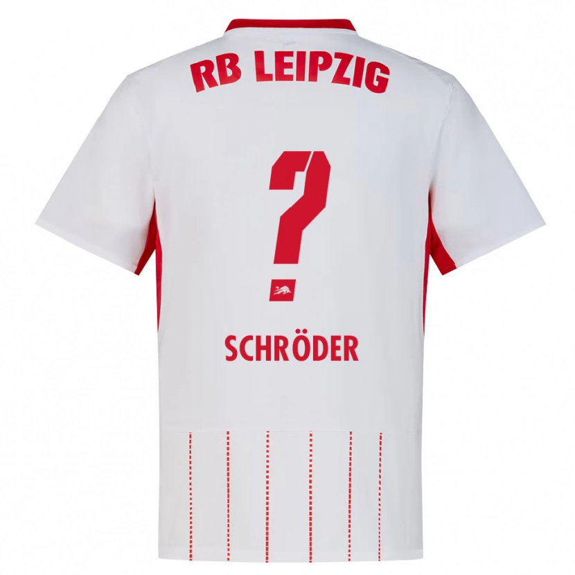 Danxen Niño Camiseta Levin Schröder #0 Rojo Blanco Amarillo 1ª Equipación 2026/27 La Camisa