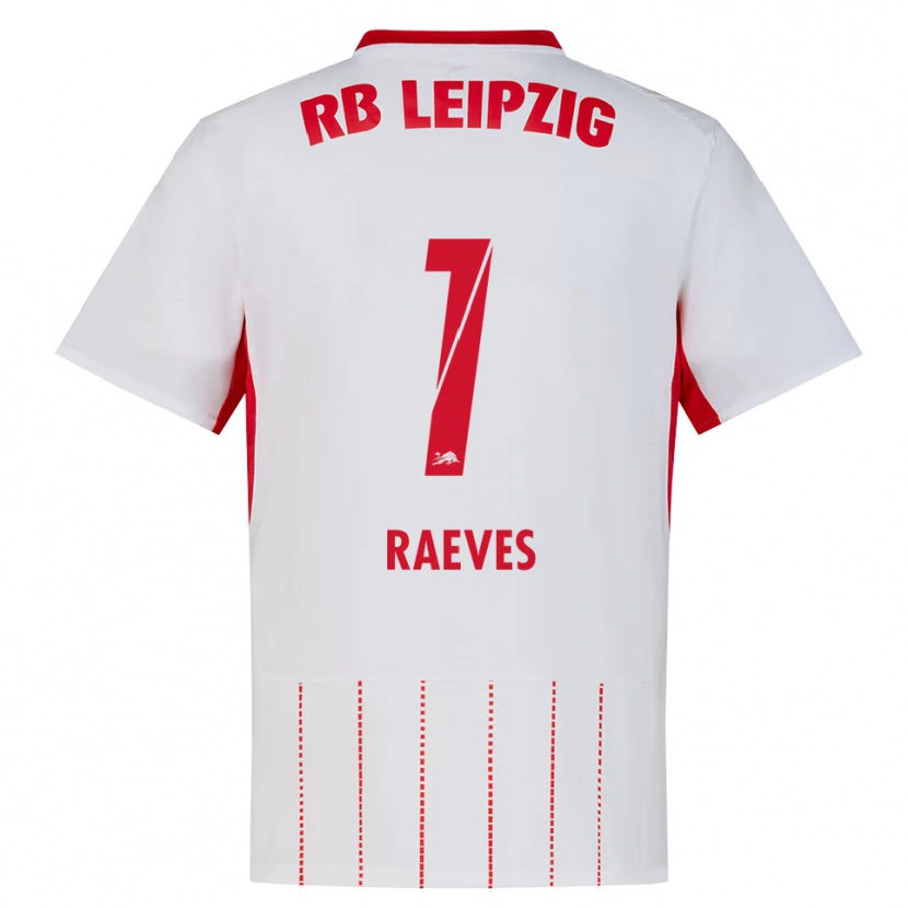 Danxen Niño Camiseta Dries Raeves #1 Rojo Blanco Amarillo 1ª Equipación 2026/27 La Camisa