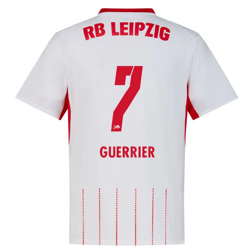 Danxen Niño Camiseta Oscar Guerrier #7 Rojo Blanco Amarillo 1ª Equipación 2026/27 La Camisa
