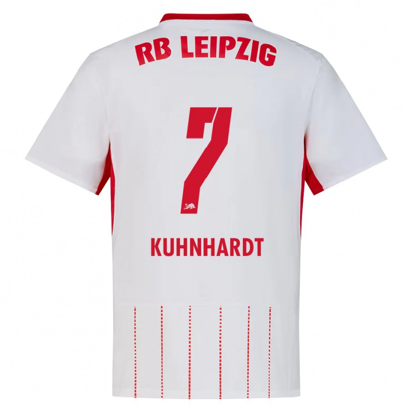 Danxen Niño Camiseta Paul Kühnhardt #7 Rojo Blanco Amarillo 1ª Equipación 2026/27 La Camisa