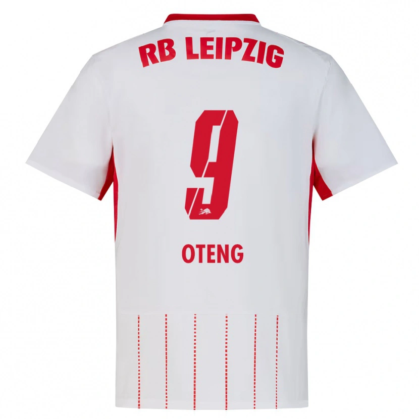 Danxen Niño Camiseta Persis Oteng #9 Rojo Blanco Amarillo 1ª Equipación 2026/27 La Camisa