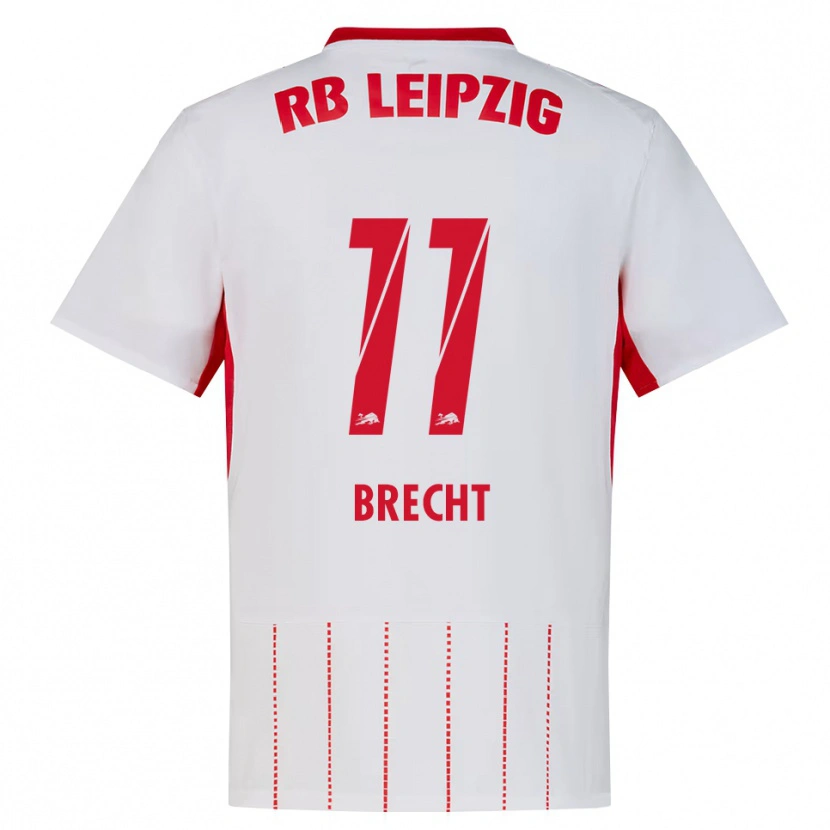 Danxen Niño Camiseta Barbara Brecht #11 Rojo Blanco Amarillo 1ª Equipación 2026/27 La Camisa