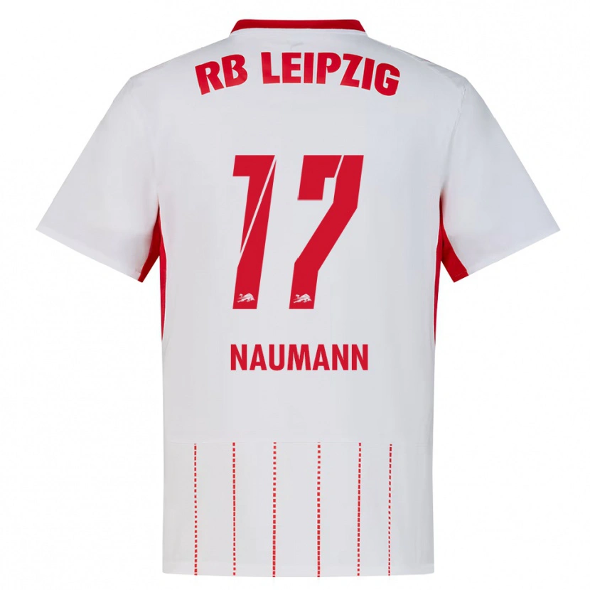 Danxen Niño Camiseta Carlos Naumann #17 Rojo Blanco Amarillo 1ª Equipación 2026/27 La Camisa