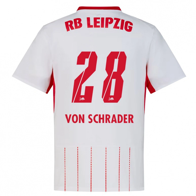 Danxen Niño Camiseta Lina Von Schrader #28 Rojo Blanco Amarillo 1ª Equipación 2026/27 La Camisa