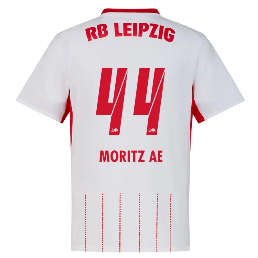 Danxen Niño Camiseta Moritz Aé #44 Rojo Blanco Amarillo 1ª Equipación 2026/27 La Camisa
