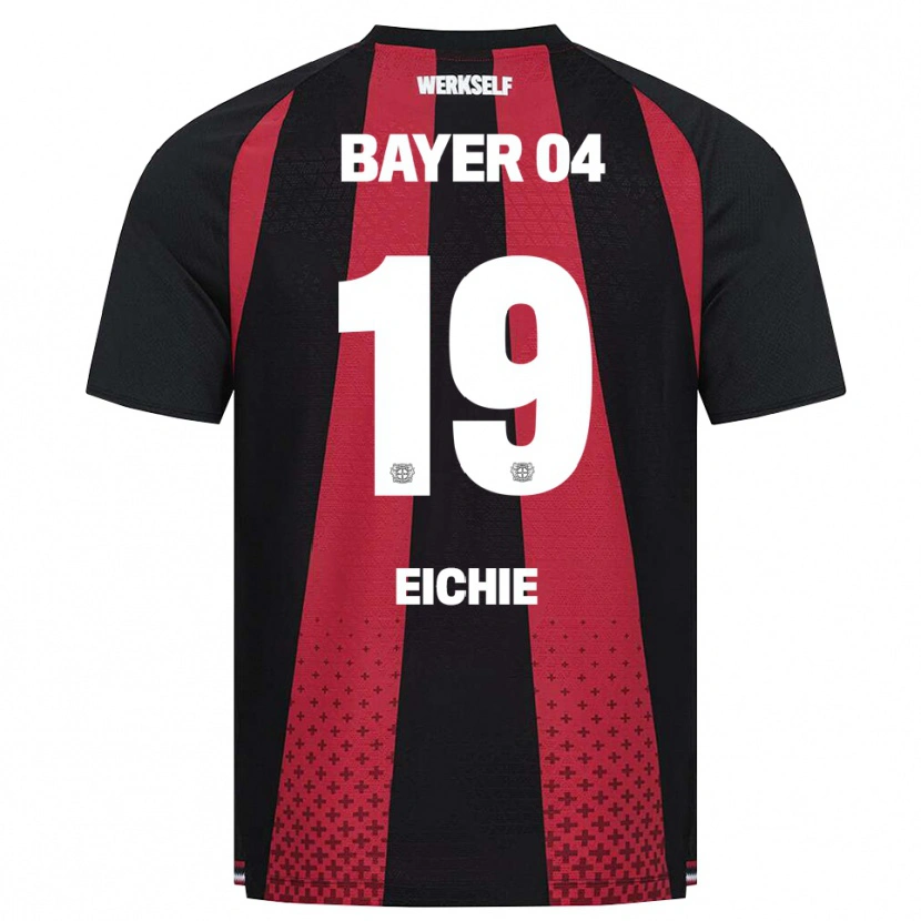 Danxen Niño Camiseta Isaiah Eichie #19 Negro Blanco Rojo 1ª Equipación 2026/27 La Camisa