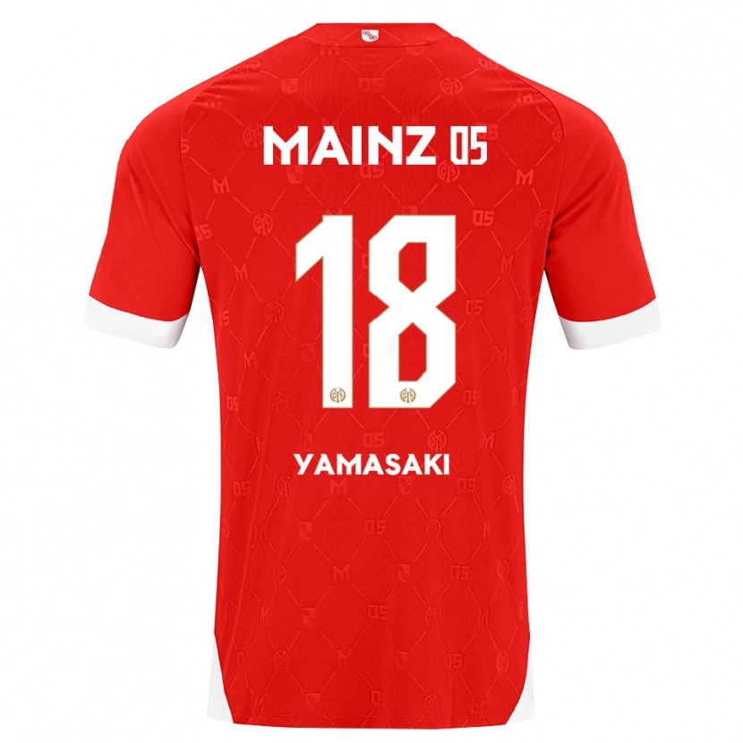 Danxen Niño Camiseta Taiyu Yamasaki #18 Rojo Blanco 1ª Equipación 2026/27 La Camisa