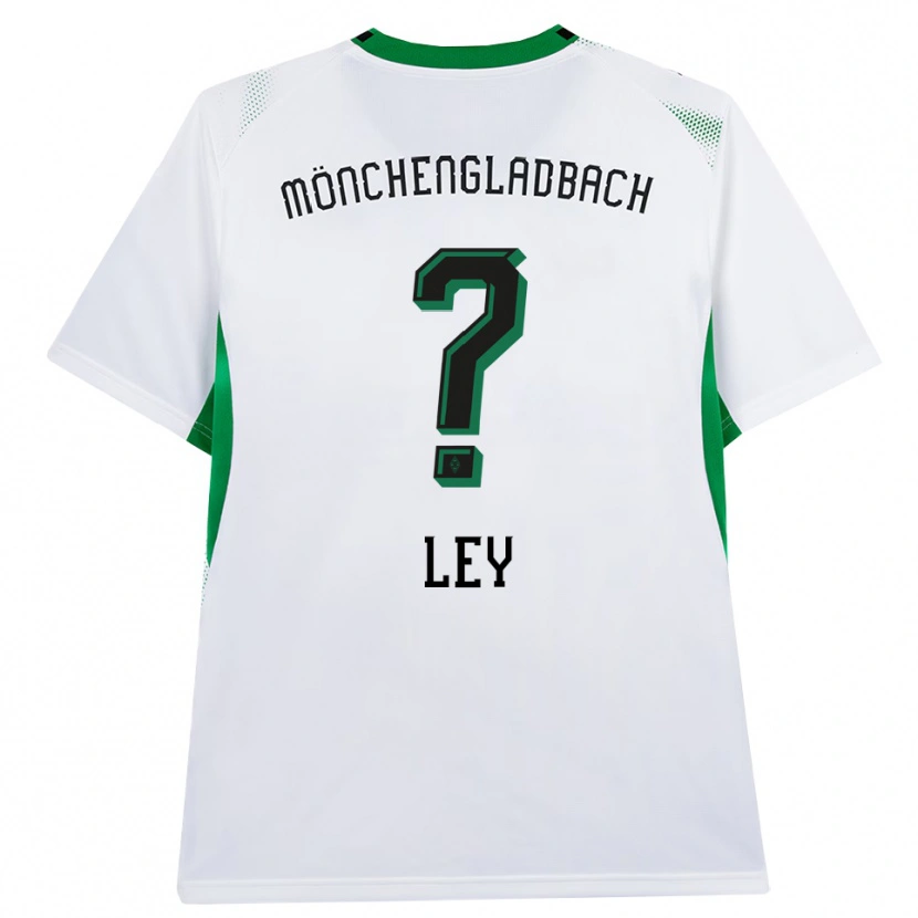 Danxen Niño Camiseta Marlon Ley #0 Blanco Negro Verde 1ª Equipación 2026/27 La Camisa
