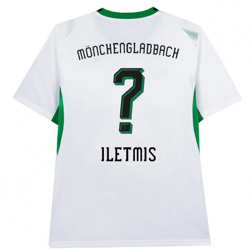 Danxen Niño Camiseta Abdullah Iletmis #0 Blanco Negro Verde 1ª Equipación 2026/27 La Camisa