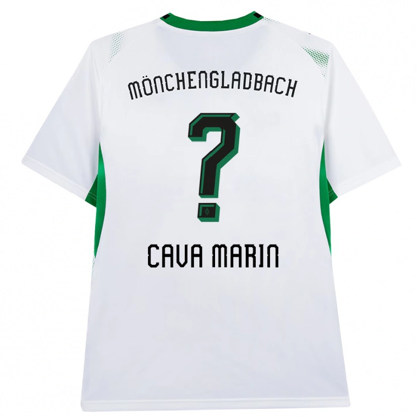 Danxen Niño Camiseta Sofia Cava Marin #0 Blanco Negro Verde 1ª Equipación 2026/27 La Camisa