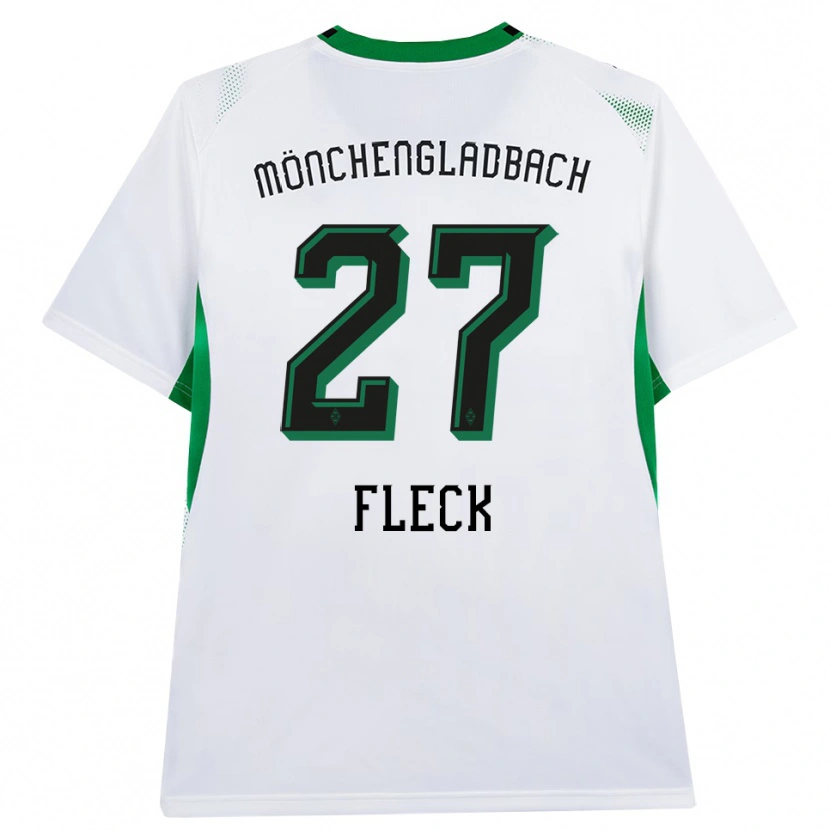 Danxen Niño Camiseta Fritz Fleck #27 Blanco Negro Verde 1ª Equipación 2026/27 La Camisa