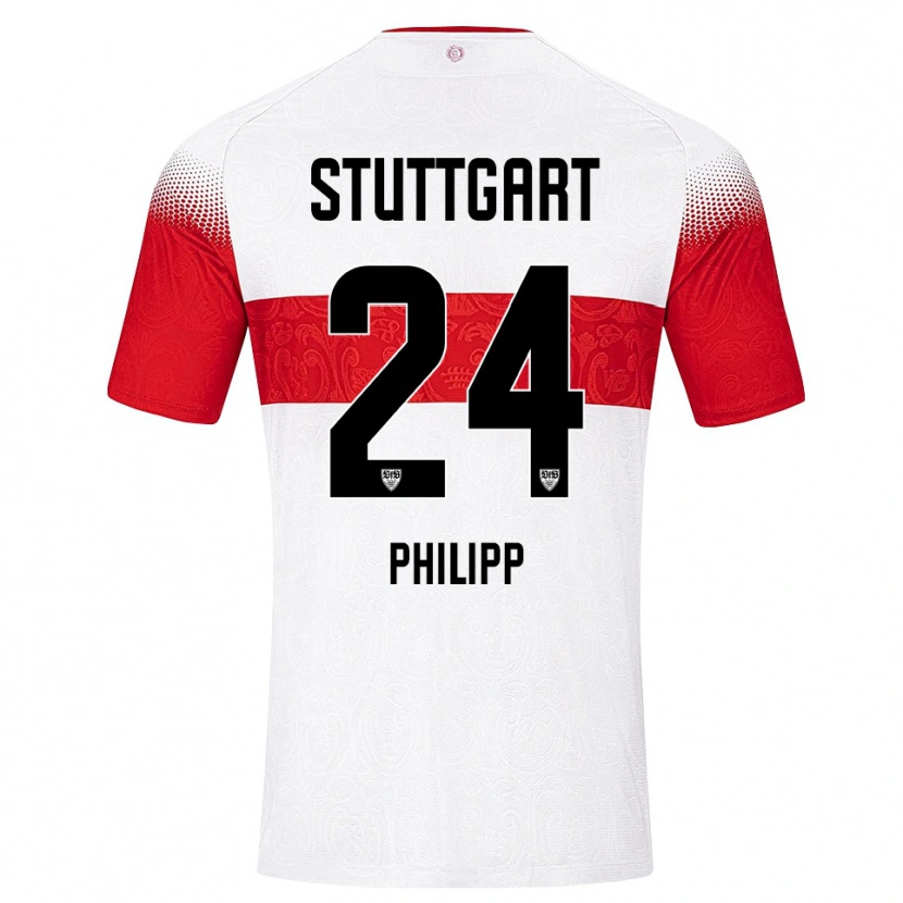 Danxen Niño Camiseta Celine Philipp #24 Blanco Rojo Amarillo 1ª Equipación 2026/27 La Camisa