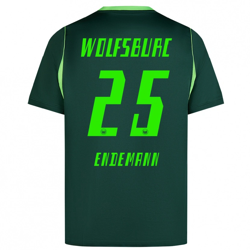 Danxen Niño Camiseta Vivien Endemann #25 Verde Oscuro Blanco 1ª Equipación 2026/27 La Camisa