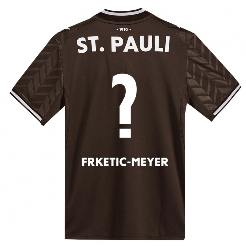 Danxen Niño Camiseta Noah Frketic-Meyer #0 Café Blanco 1ª Equipación 2026/27 La Camisa
