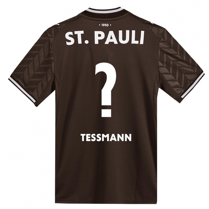 Danxen Niño Camiseta Niklas Teßmann #0 Café Blanco 1ª Equipación 2026/27 La Camisa