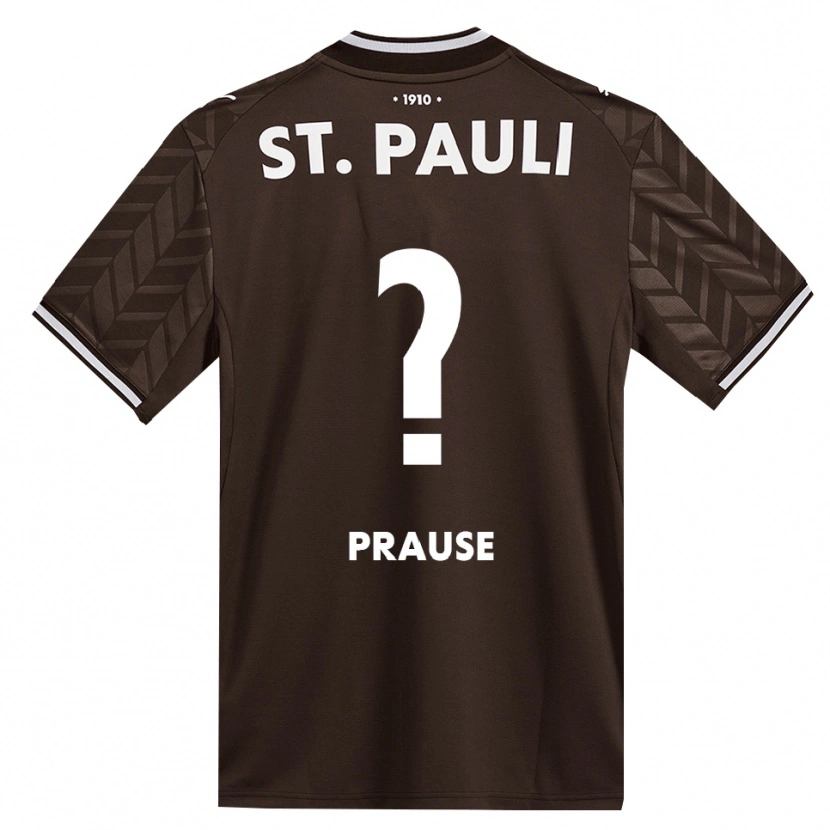 Danxen Niño Camiseta Sebastian Prause #0 Café Blanco 1ª Equipación 2026/27 La Camisa