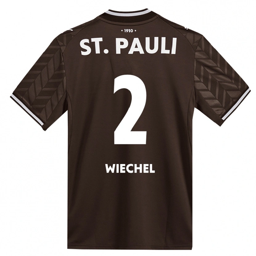 Danxen Niño Camiseta Jan Wiechel #2 Café Blanco 1ª Equipación 2026/27 La Camisa