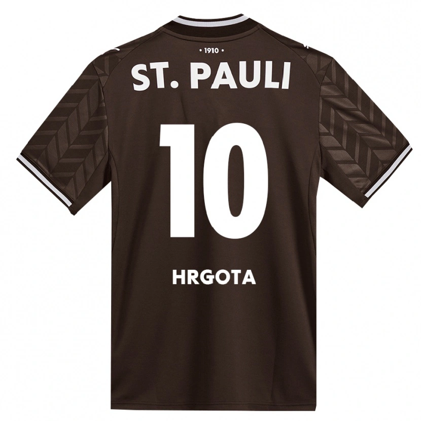 Danxen Niño Camiseta Branimir Hrgota #10 Café Blanco 1ª Equipación 2026/27 La Camisa
