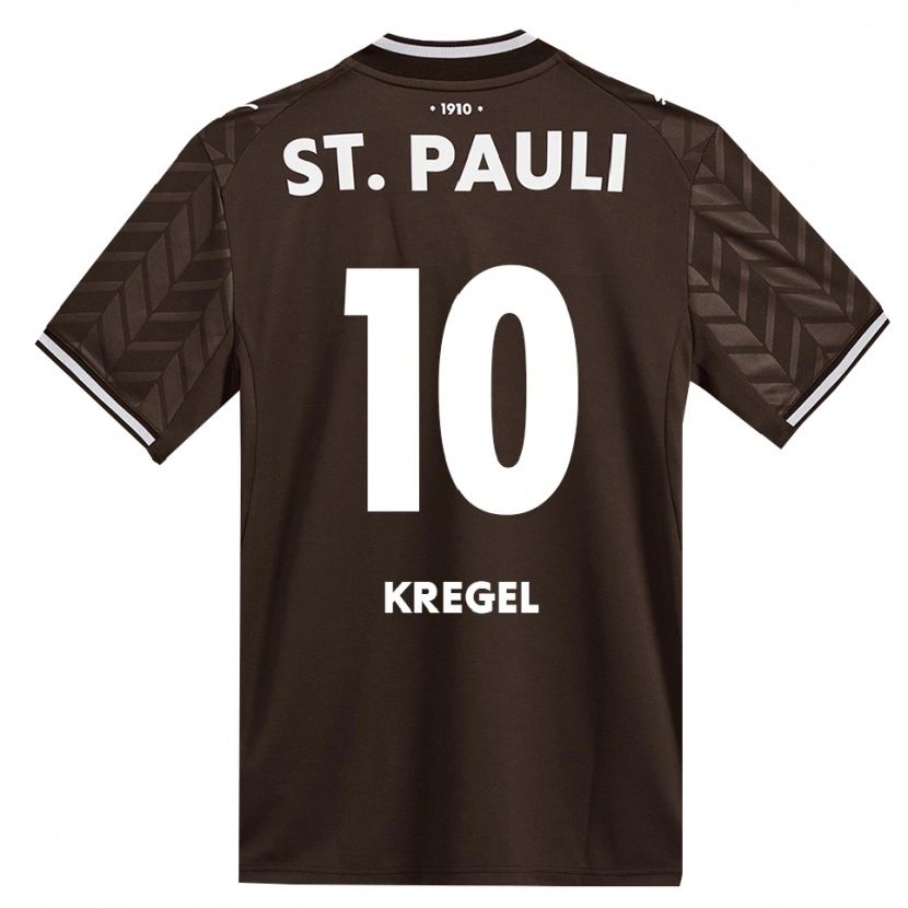 Danxen Niño Camiseta Mareike Kregel #10 Café Blanco 1ª Equipación 2026/27 La Camisa