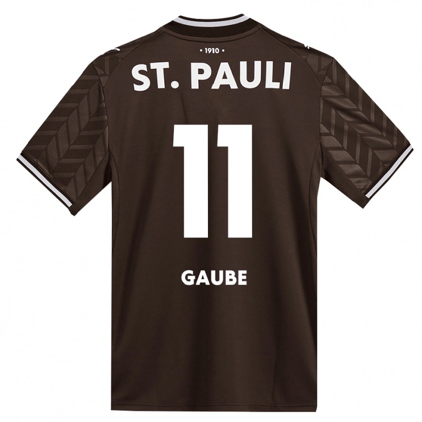Danxen Niño Camiseta Bastian Gaube #11 Café Blanco 1ª Equipación 2026/27 La Camisa
