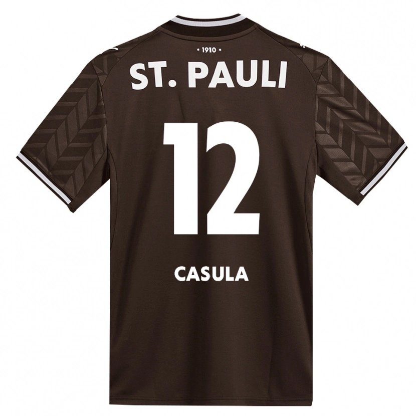 Danxen Niño Camiseta David Casula #12 Café Blanco 1ª Equipación 2026/27 La Camisa