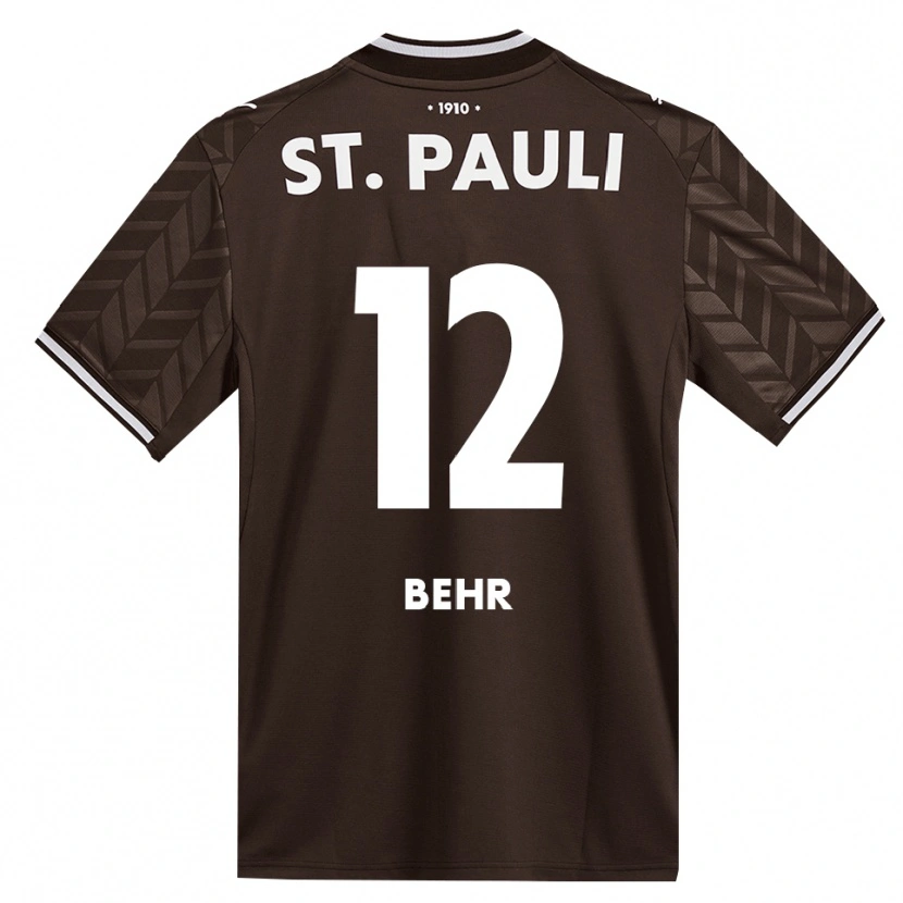 Danxen Niño Camiseta Juri Behr #12 Café Blanco 1ª Equipación 2026/27 La Camisa