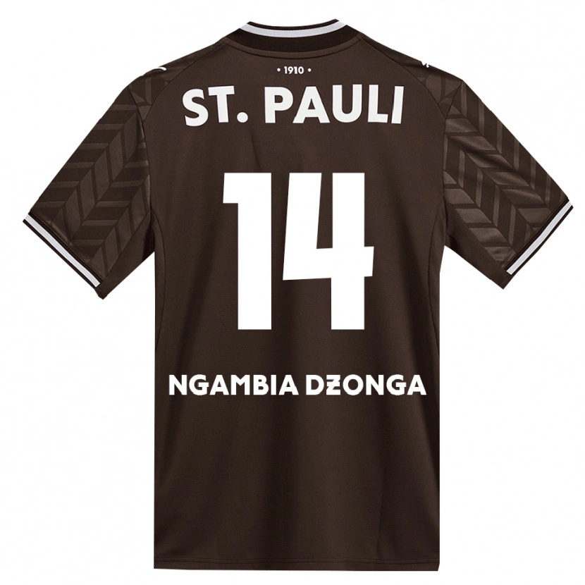 Danxen Niño Camiseta Sisco Ngambia #14 Café Blanco 1ª Equipación 2026/27 La Camisa