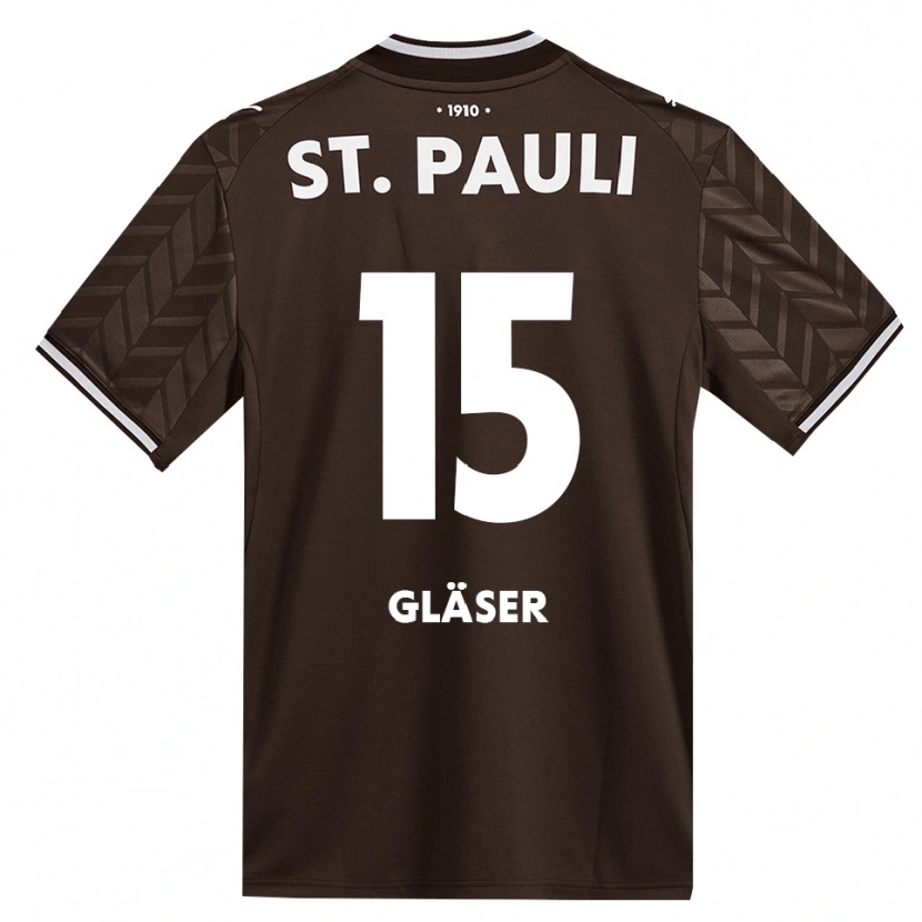 Danxen Niño Camiseta Julian Gläser #15 Café Blanco 1ª Equipación 2026/27 La Camisa