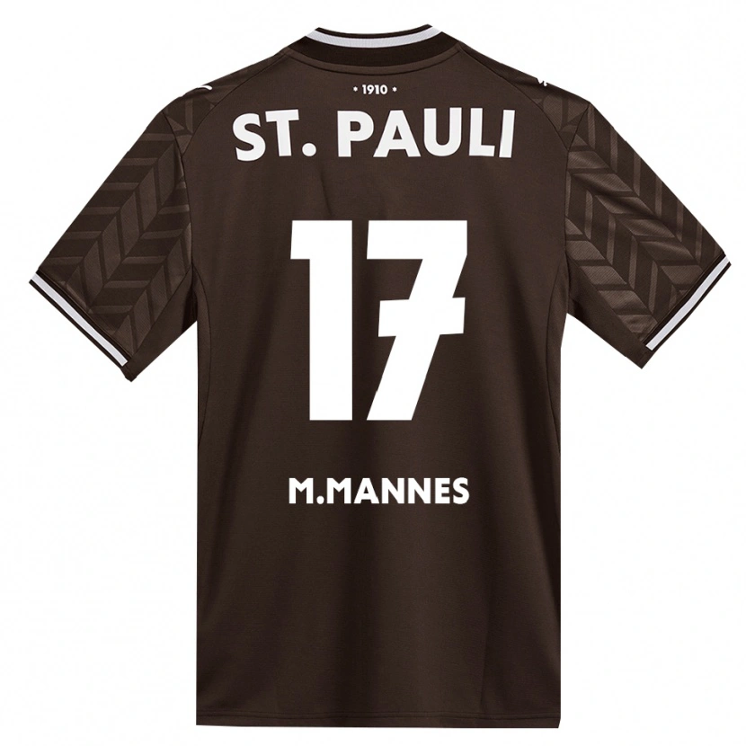 Danxen Niño Camiseta Verena Maria Mannes #17 Café Blanco 1ª Equipación 2026/27 La Camisa