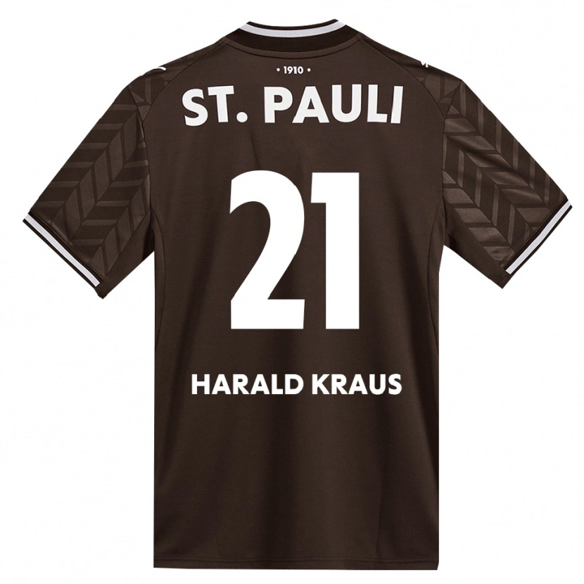 Danxen Niño Camiseta Stefan Harald Kraus #21 Café Blanco 1ª Equipación 2026/27 La Camisa