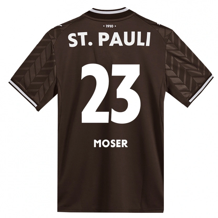 Danxen Niño Camiseta Ammon Moser #23 Café Blanco 1ª Equipación 2026/27 La Camisa