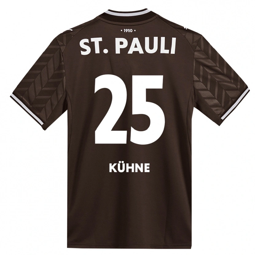 Danxen Niño Camiseta Florian Kühne #25 Café Blanco 1ª Equipación 2026/27 La Camisa