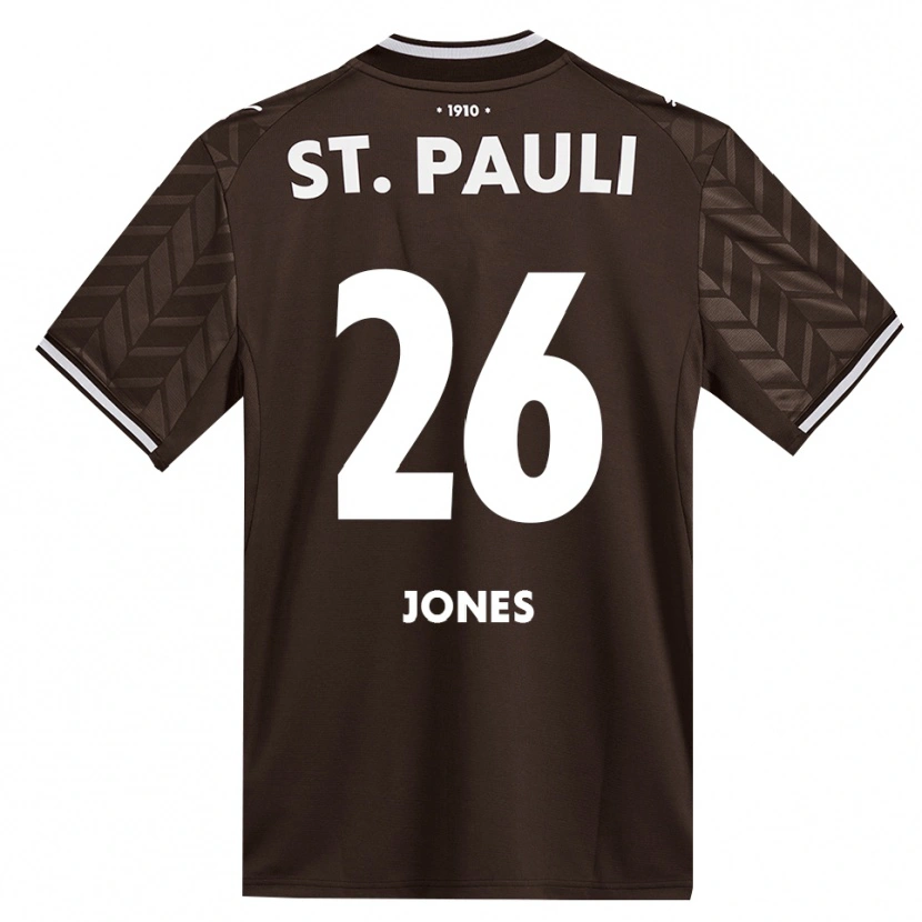 Danxen Niño Camiseta Ricky-Jade Jones #26 Café Blanco 1ª Equipación 2026/27 La Camisa